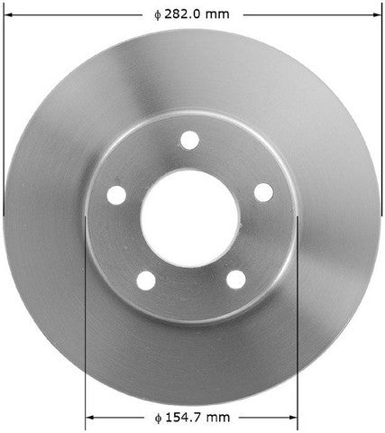 BENDIX PREMIUM DRUM AND ROTOR Disc Brake Rotor  PRT1576