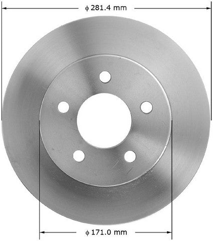 BENDIX PREMIUM DRUM AND ROTOR Disc Brake Rotor  PRT1621