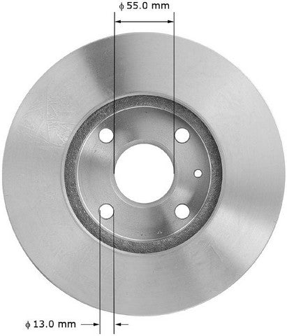 BENDIX PREMIUM DRUM AND ROTOR Disc Brake Rotor  PRT1635