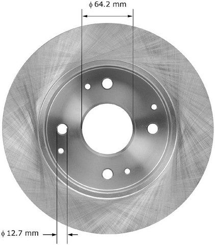 BENDIX PREMIUM DRUM AND ROTOR Disc Brake Rotor  PRT1692