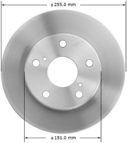 BENDIX PREMIUM DRUM AND ROTOR Disc Brake Rotor  PRT1724