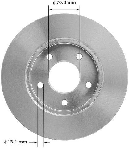 BENDIX PREMIUM DRUM AND ROTOR Disc Brake Rotor  PRT1792