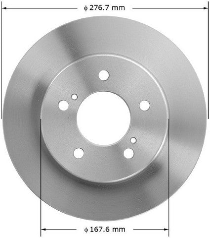 BENDIX PREMIUM DRUM AND ROTOR Disc Brake Rotor  PRT1811