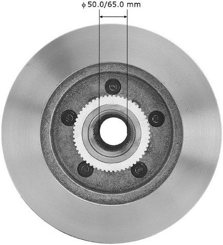 BENDIX PREMIUM DRUM AND ROTOR Disc Brake Rotor and Hub Assembly  PRT1829