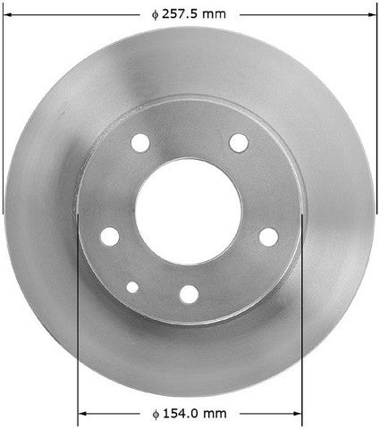 BENDIX PREMIUM DRUM AND ROTOR Disc Brake Rotor  PRT1845