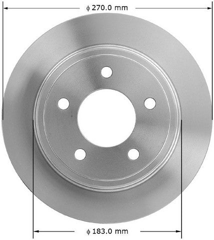 BENDIX PREMIUM DRUM AND ROTOR Disc Brake Rotor  PRT1849