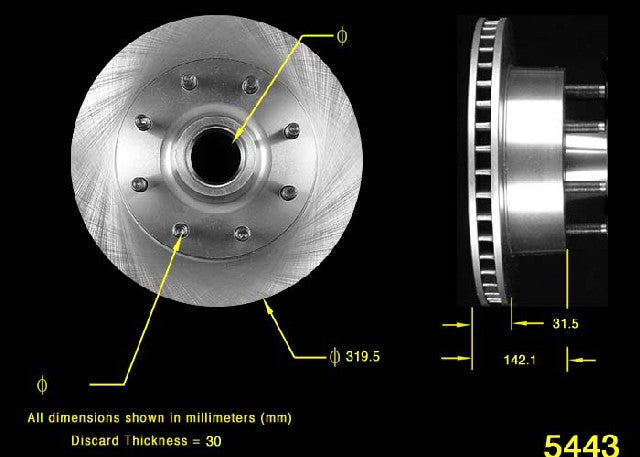 BENDIX PREMIUM DRUM AND ROTOR Disc Brake Rotor and Hub Assembly  PRT1867