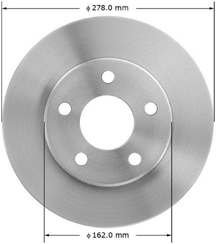 BENDIX PREMIUM DRUM AND ROTOR Disc Brake Rotor  PRT1868
