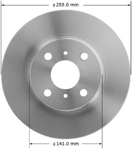 BENDIX PREMIUM DRUM AND ROTOR Disc Brake Rotor  PRT1869
