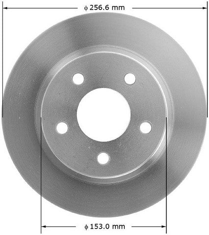 BENDIX PREMIUM DRUM AND ROTOR Disc Brake Rotor  PRT1893
