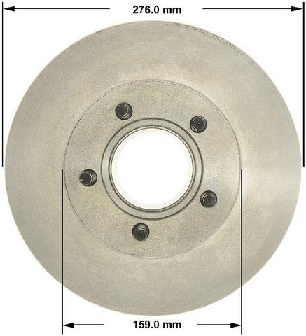 BENDIX PREMIUM DRUM AND ROTOR Disc Brake Rotor and Hub Assembly  PRT1900