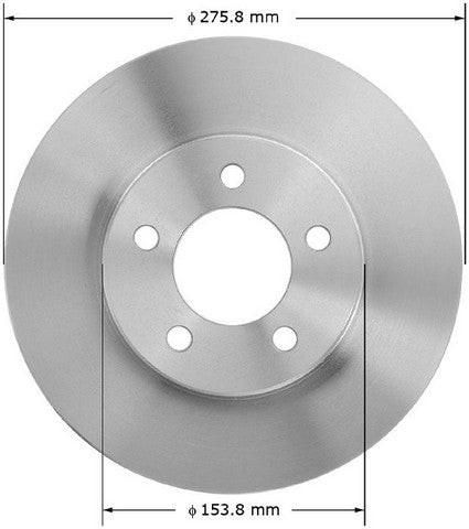 BENDIX PREMIUM DRUM AND ROTOR Disc Brake Rotor  PRT1903