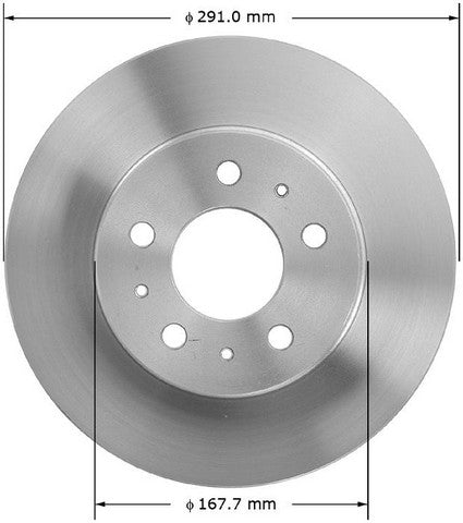 BENDIX PREMIUM DRUM AND ROTOR Disc Brake Rotor  PRT5048