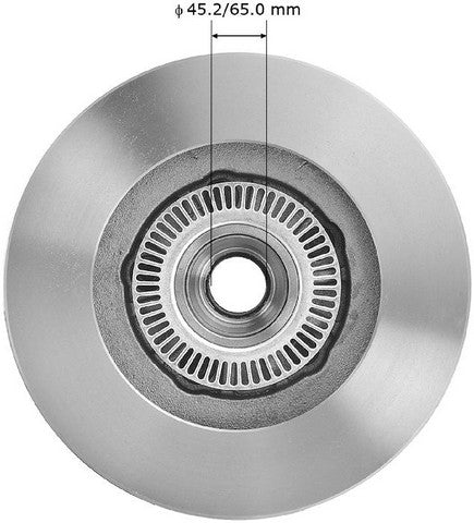 BENDIX PREMIUM DRUM AND ROTOR Disc Brake Rotor and Hub Assembly  PRT5076