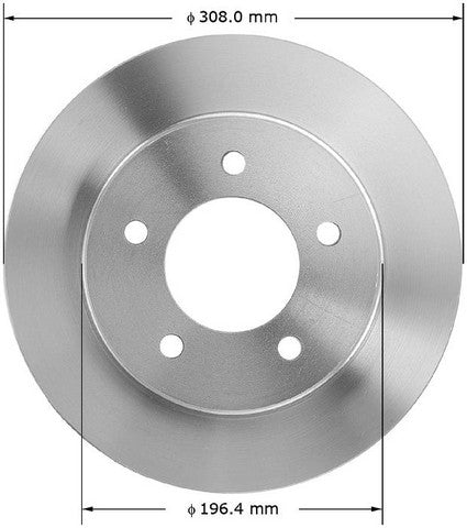 BENDIX PREMIUM DRUM AND ROTOR Disc Brake Rotor  PRT5146