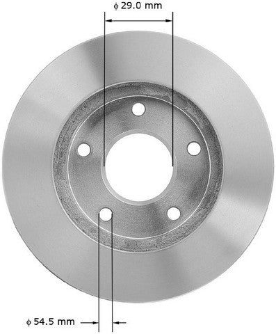 BENDIX PREMIUM DRUM AND ROTOR Disc Brake Rotor  PRT5182
