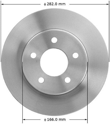 BENDIX PREMIUM DRUM AND ROTOR Disc Brake Rotor  PRT5246