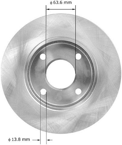BENDIX PREMIUM DRUM AND ROTOR Disc Brake Rotor  PRT5273