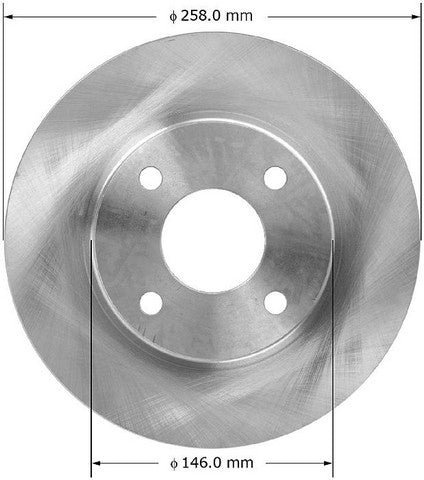BENDIX PREMIUM DRUM AND ROTOR Disc Brake Rotor  PRT5273