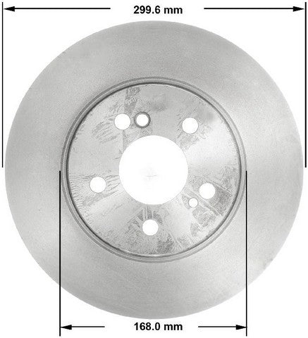 BENDIX PREMIUM DRUM AND ROTOR Disc Brake Rotor  PRT5493