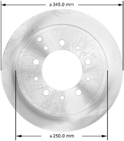 BENDIX PREMIUM DRUM AND ROTOR Disc Brake Rotor  PRT5719