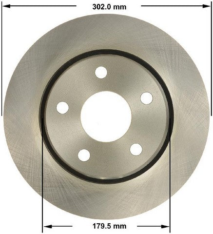 BENDIX PREMIUM DRUM AND ROTOR Disc Brake Rotor  PRT5725