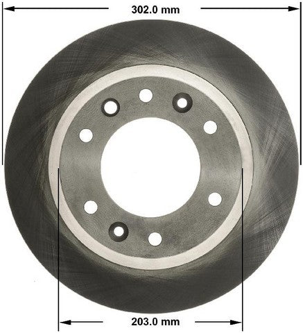 BENDIX PREMIUM DRUM AND ROTOR Disc Brake Rotor  PRT5780