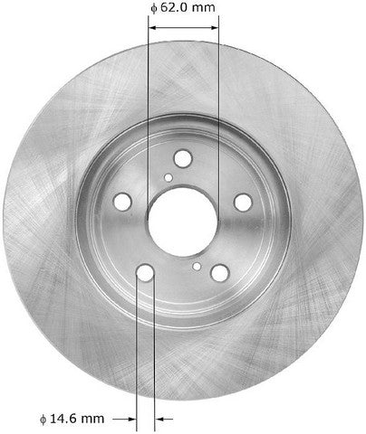 BENDIX PREMIUM DRUM AND ROTOR Disc Brake Rotor  PRT5788