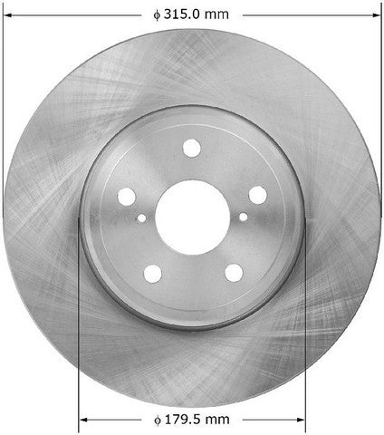 BENDIX PREMIUM DRUM AND ROTOR Disc Brake Rotor  PRT5788