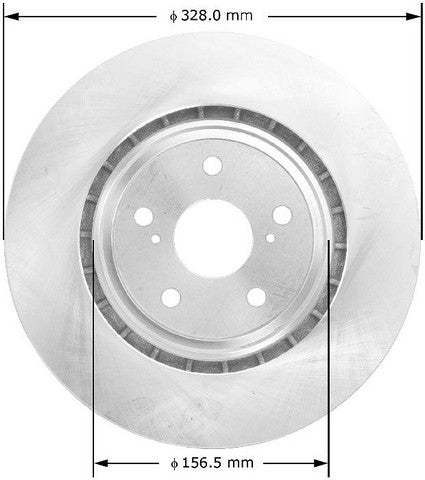 BENDIX PREMIUM DRUM AND ROTOR Disc Brake Rotor  PRT5798