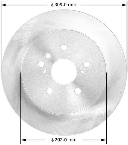 BENDIX PREMIUM DRUM AND ROTOR Disc Brake Rotor  PRT5799