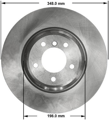 BENDIX PREMIUM DRUM AND ROTOR Disc Brake Rotor  PRT5822
