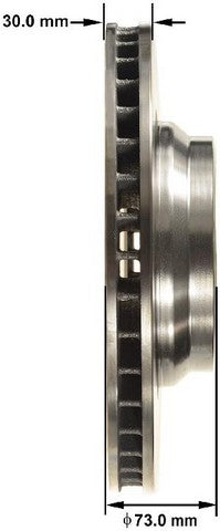 BENDIX PREMIUM DRUM AND ROTOR Disc Brake Rotor  PRT5822