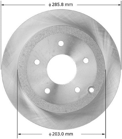 BENDIX PREMIUM DRUM AND ROTOR Disc Brake Rotor  PRT5864