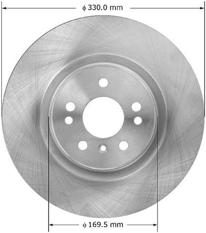 BENDIX PREMIUM DRUM AND ROTOR Disc Brake Rotor  PRT5869