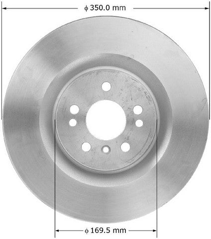 BENDIX PREMIUM DRUM AND ROTOR Disc Brake Rotor  PRT5871