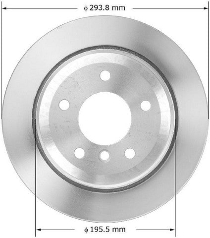 BENDIX PREMIUM DRUM AND ROTOR Disc Brake Rotor  PRT5873