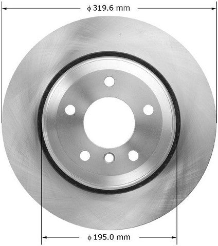 BENDIX PREMIUM DRUM AND ROTOR Disc Brake Rotor  PRT5885