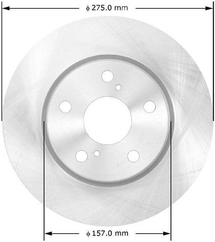 BENDIX PREMIUM DRUM AND ROTOR Disc Brake Rotor  PRT5886