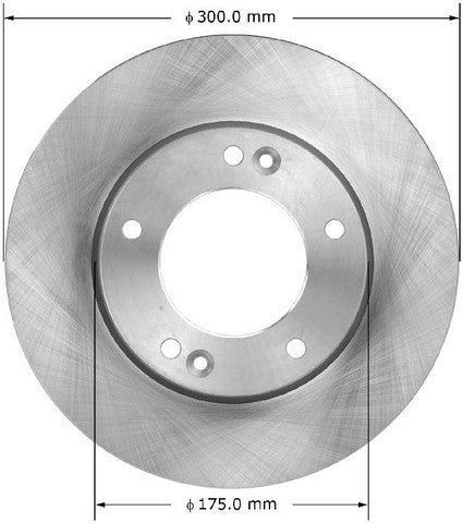 BENDIX PREMIUM DRUM AND ROTOR Disc Brake Rotor  PRT5895