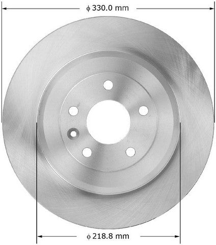 BENDIX PREMIUM DRUM AND ROTOR Disc Brake Rotor  PRT5898
