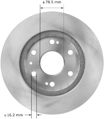 BENDIX PREMIUM DRUM AND ROTOR Disc Brake Rotor  PRT5903