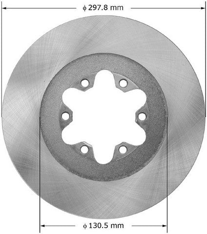 BENDIX PREMIUM DRUM AND ROTOR Disc Brake Rotor  PRT5906