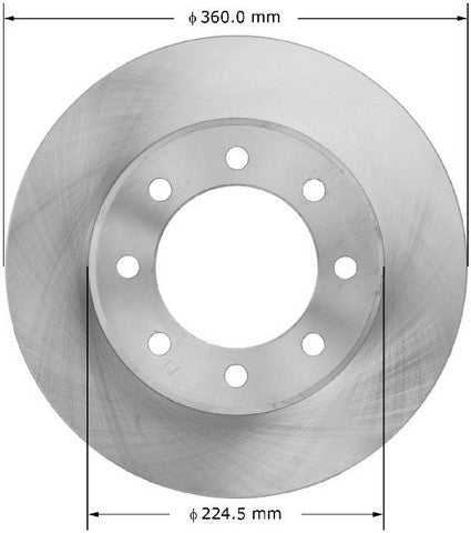 BENDIX PREMIUM DRUM AND ROTOR Disc Brake Rotor  PRT5909