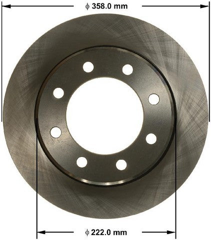 BENDIX PREMIUM DRUM AND ROTOR Disc Brake Rotor  PRT5910