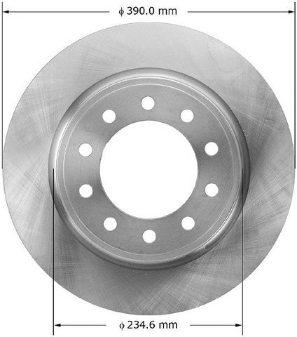 BENDIX PREMIUM DRUM AND ROTOR Disc Brake Rotor  PRT5911