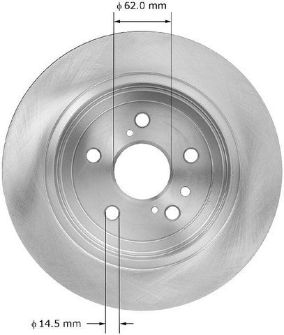 BENDIX PREMIUM DRUM AND ROTOR Disc Brake Rotor  PRT5913