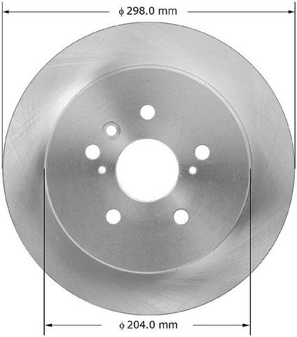 BENDIX PREMIUM DRUM AND ROTOR Disc Brake Rotor  PRT5913