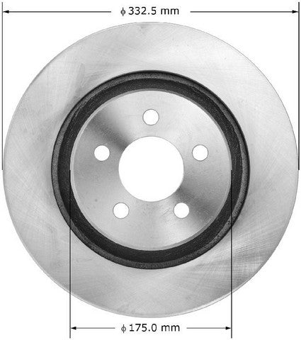 BENDIX PREMIUM DRUM AND ROTOR Disc Brake Rotor  PRT5917