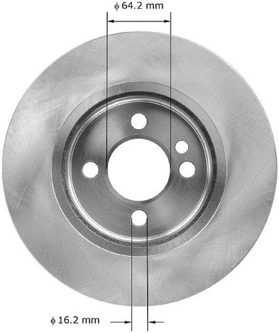 BENDIX PREMIUM DRUM AND ROTOR Disc Brake Rotor  PRT5925
